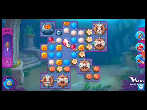 Fishdom. 9479 super hard level no boosters and diamonds. 10 moves