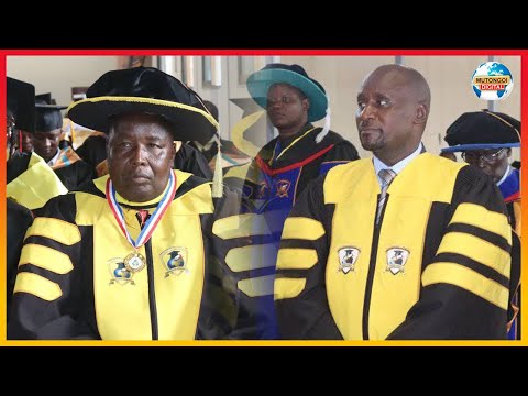 FRANCIS KITAKA NA MBILI NDAWA KUNEWA DEGREE YA DOCTORATE