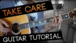 &quot;take care&quot; Guitar Tutorial - EDEN (WITH CHORDS)