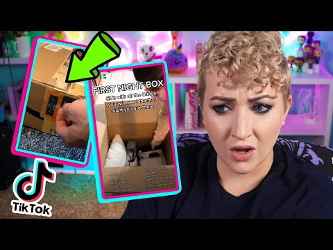 Part of a video titled I'M MOVING! Finding the BEST TikTok Moving Tips & Tricks - YouTube
