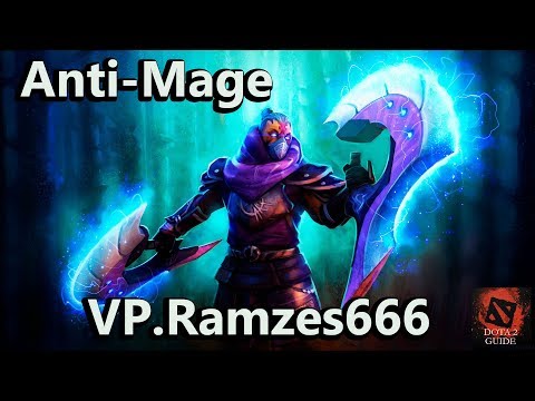 VP.Ramzes666 - Anti-Mage - Fast Farm Gameplay - VP vs Secret Dota 2 patch 7.20