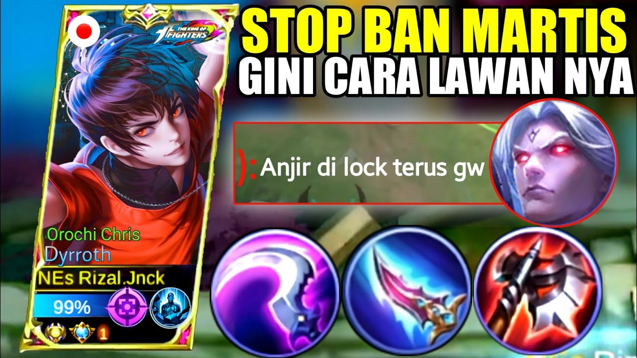 Stop Ban Martis!! Dyrroth Best Build 2023 | Build Dyrroth Tersakit 2023 | Item Dyrroth Tersakit 2023