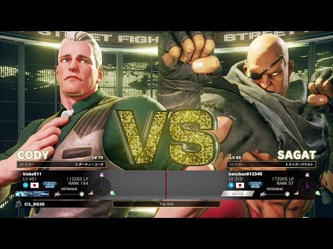 kiske511 (Cody) vs Bonchan (Sagat)：kiske511（コーディ）vs ボンちゃん（サガット）