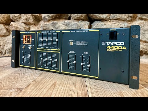 fully serviced Tapco 4400A Reverberation System - dual spring reverb with EQ / 4400 image 13