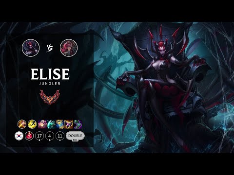 Elise Jungle vs Vi - KR Grandmaster Patch 12.16
