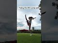 Trying The Dallas Cowboys Cheerleaders Jump Split Shorts