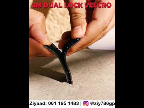 3M DUAL LOCK VELCRO STRIPS FOR NUMBER PLATES