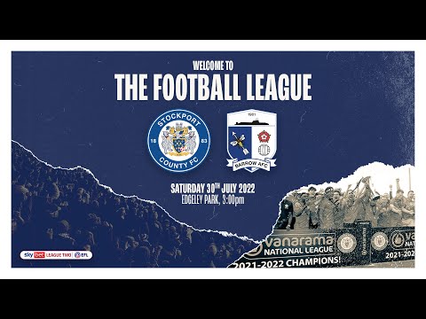 Stockport County Vs Barrow AFC - Match Highlights - 30.07.22