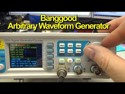 QTR 37 BangGood 2 Ch 60Mhz Arbitrary Waveform Generator FY6800