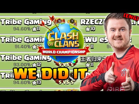 We did it | Tribe Gaming at the World Championship | #clashofclans