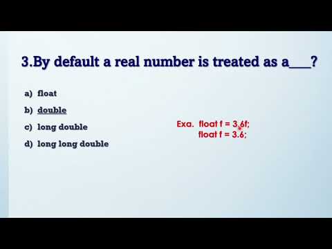 1 C Programming MCQ s For placements test and Interview questions