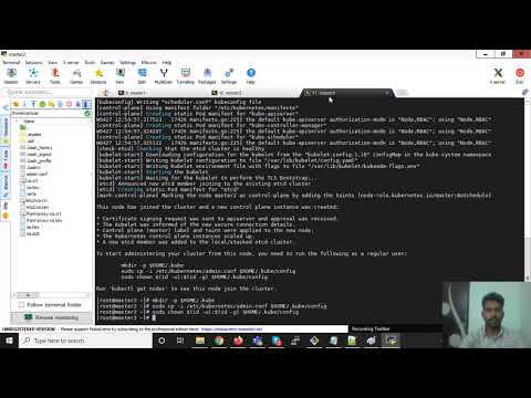 Kubernetes HA Setup with Kubeadm (Join master and worker Nodes) - Part6
