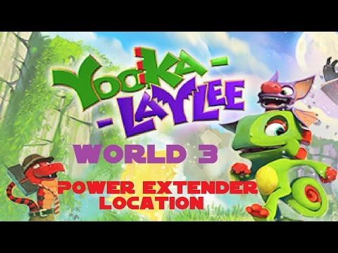 Yooka Laylee - Moodymaze Marsh Power Extender Location
