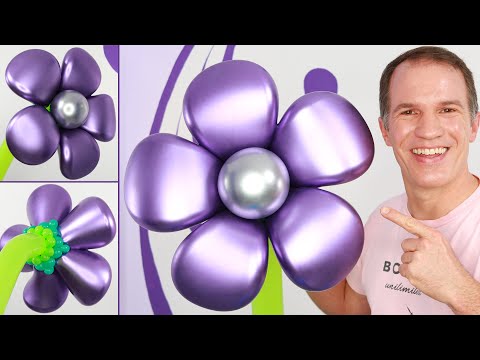 BALLOON FLOWER 🌸- (balloon distortion technique) Gustavo gg