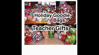 Dollar Tree Goodie Bags for Kids & Teachers Christmas Gifts Wrapping | Gift Ideas