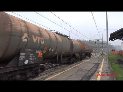 IL SALUTO DELLA E.483 NORD CARGO IN TRANSITO VELOCE A CARIMATE. (MI) 5 -  4 - 2014.