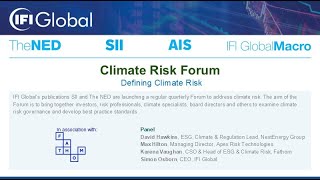 Climate Risk Forum 22 May 2025