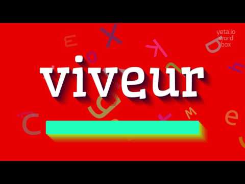 VIVEUR - HOW TO PRONOUNCE IT? #viveur