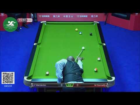 V Matvienko (RUS) VS Mervin Donnelly (RSA) - Int'l Mens Qual - 2019 Chinese Pool World Championship