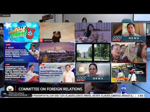 LIVE Pagdinig ng Senado hinggil sa Philippine Friendship Day Bills
