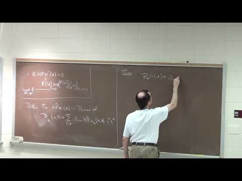 András Stipsicz, Lecture 2: Knot Floer homology