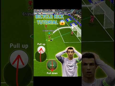 Bicycle kick tutorial eFootball 2025 mobile👀 #efootball2025 #pesmobile2025 #bicyclekick #pes