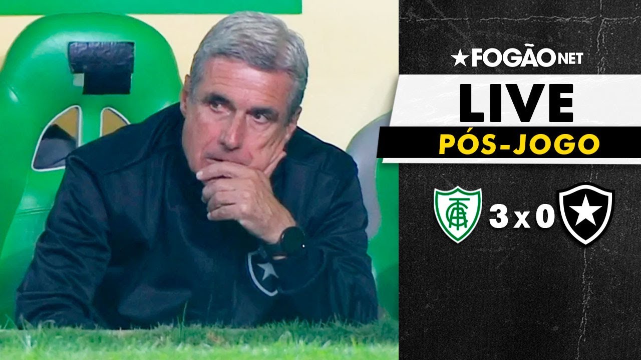 LIVE: pós-jogo e repercussão da derrota do Botafogo para o América-MG na Copa do Brasil