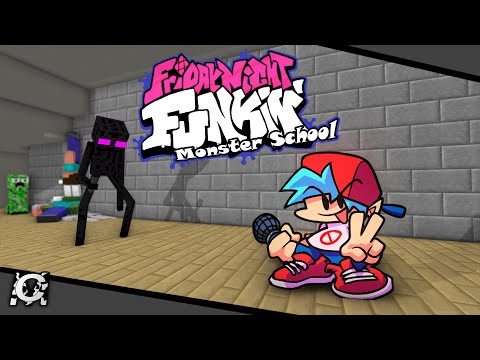 Friday Night Funkin | Monster school | Minecraft Animation