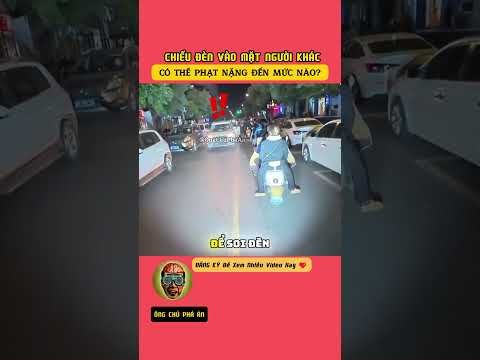 Nếu Chiếu Đèn Pha Vào Mặt Người Khác? #shorts