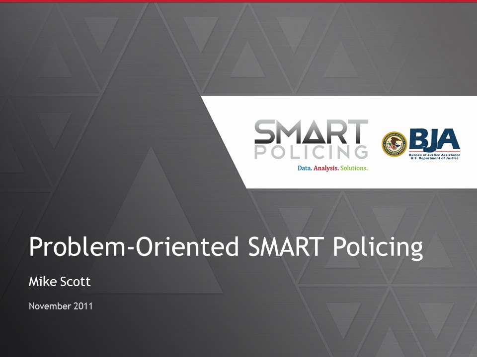 Problem Oriented Policing Webinar