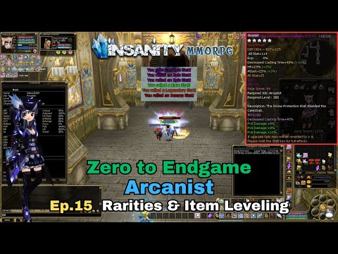 Insanity FlyFF - Arcanist ZTE - Ep.15 - Rarities & Item Leveling