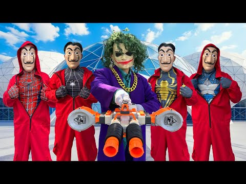 TEAM SPIDER-MAN vs BAD GUY TEAM || Who Is THE SMART SUPERHERO ...?? ( Funny , Action... ) Flife vs