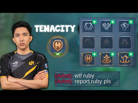 Ruby Tank Terlalu OP Pake Tenacity | Terimakasih RRQ Lemon Atas Set Emblem Tenacity!!