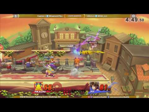 Elements Fighting Game Challenge #2 - LQ - Captain L vs EAA|Len