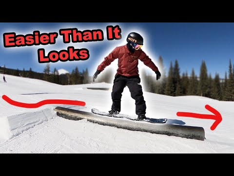 How to Hit Your First Rail | Beginner Snowboard Guide