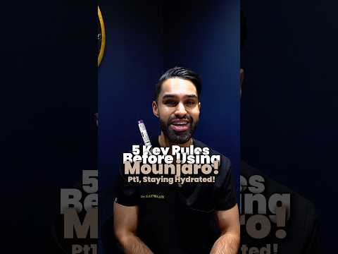 5 Key Rules Before Using Mounjaro: Staying Hydrated, Pt1!#health #weightloss