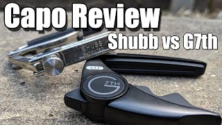 Video thumbnail for Best Capo? Capo Review Shubb vs G7th Performance 3 : gear review : guitar lesson by Simon Morel