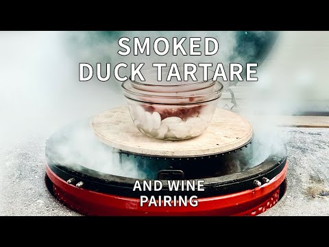 Smoked Duck Tartare with Wine Pairing || Best Duck Tartare Recipe || How to Make Duck Tartare