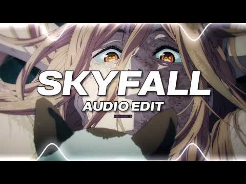 ADELE - Skyfall (audio edit ) || ( slowed and reverb) @adele @musicfeats0