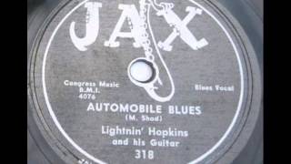 LIGHTNIN&#39; HOPKINS  Automobile Blues  1949