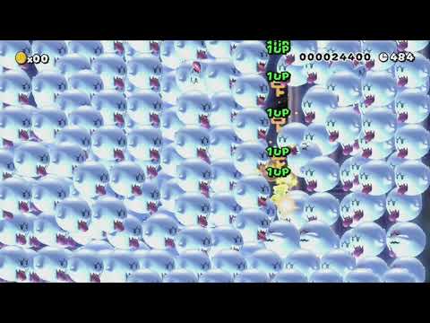 超スターラン改(一本道) by ゆん - Super Mario Maker - No Commentary 1br