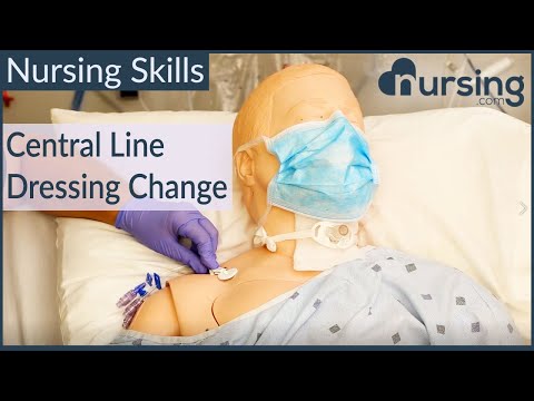 Central Line Dressing Change- Nursing Skills