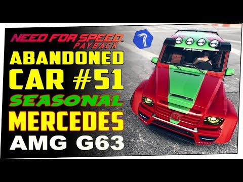 NFS PAYBACK Abandoned Car #51 Location Guide - SEASONAL MERCEDES AMG G63