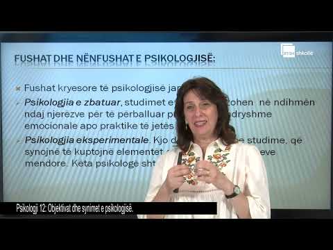 Objektivat dhe synimet e psikologjisë| Psikologji 12