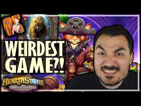 THE WEIRDEST GAME EVER?! - Hearthstone Battlegrounds