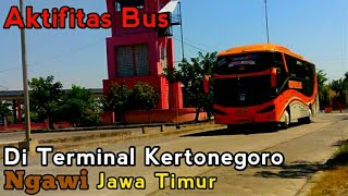 preview picture of video 'Akifitas Bus Di Terminal Kertonegoro Ngawi Jawa Timur Pada Siang Hari'