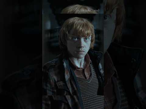 Everyone Ran Away… He Ran To Her 🥹❤️ | #harrypotter #romione #ronweasley #hermionegranger #shorts