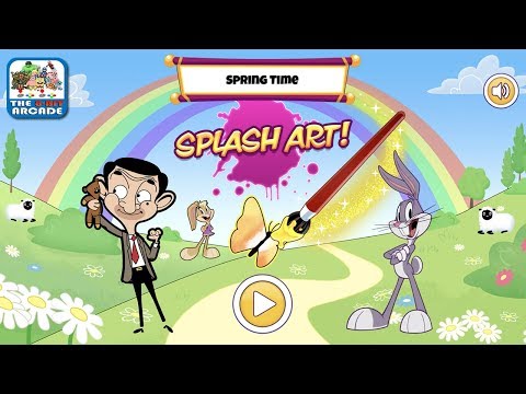 Spring Time Splash Art! - Color your Boomerang Friends in Spring Scenes (Boomerang Games)