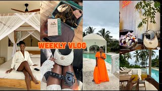 WEEKLY VLOG: Travel with me to Diani, The Location rooftop, maintenance week & life lately🥰