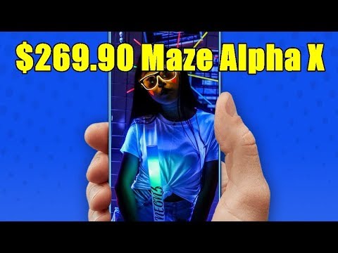$269 90 Maze Alpha X 6GB 128GB 6 Inch Bezel Less Smartphone Black - Gadget Life